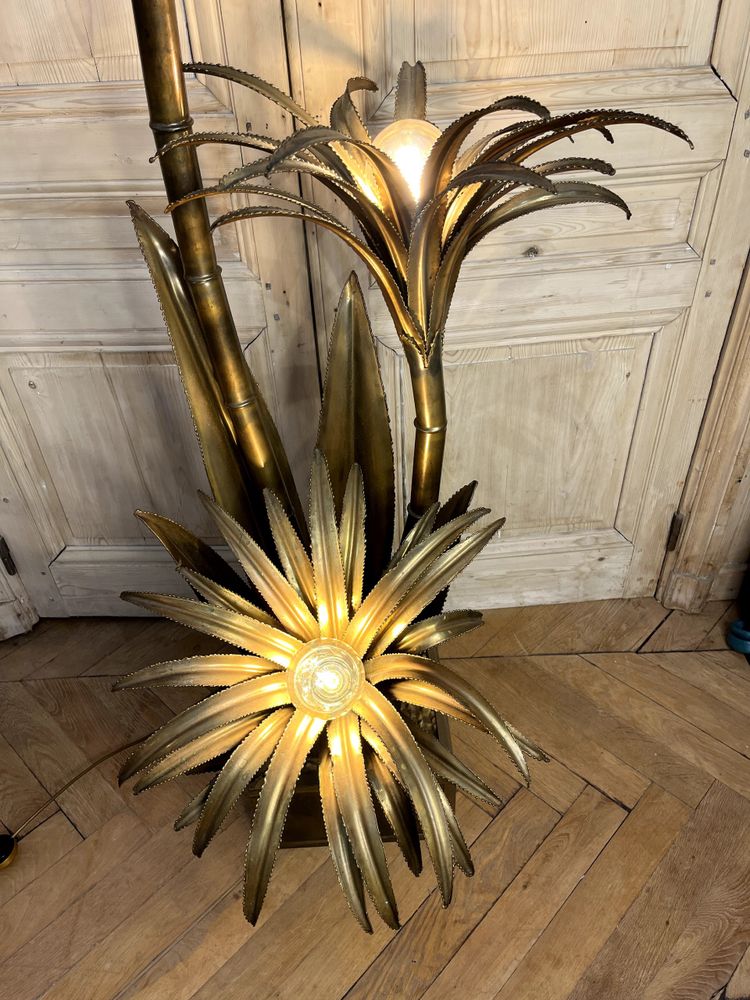 Maison JANSEN Lampada da terra modello Palm tree