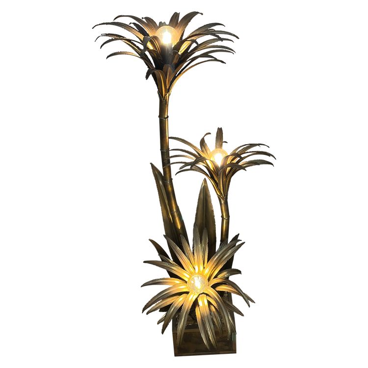 Maison JANSEN Lampada da terra modello Palm tree