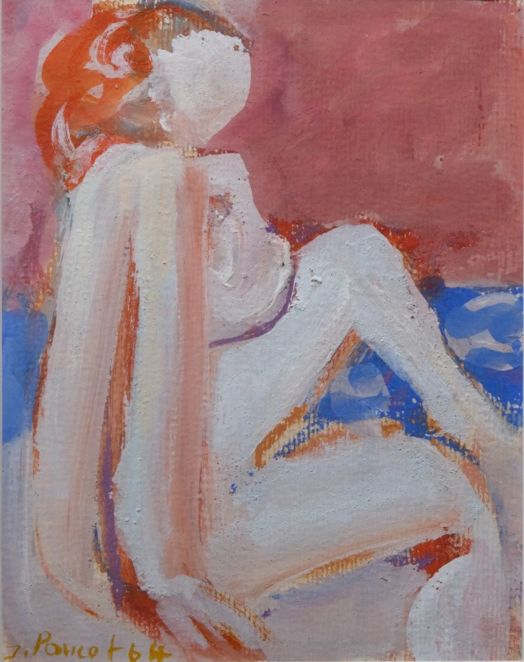 BAIGNEUSE ROSE 1964