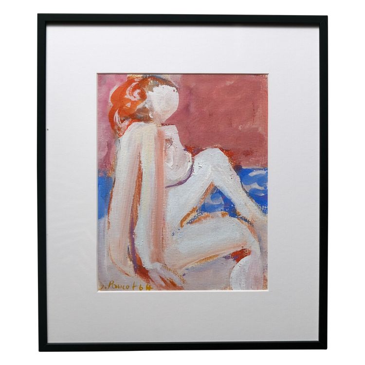 BAIGNEUSE ROSE 1964