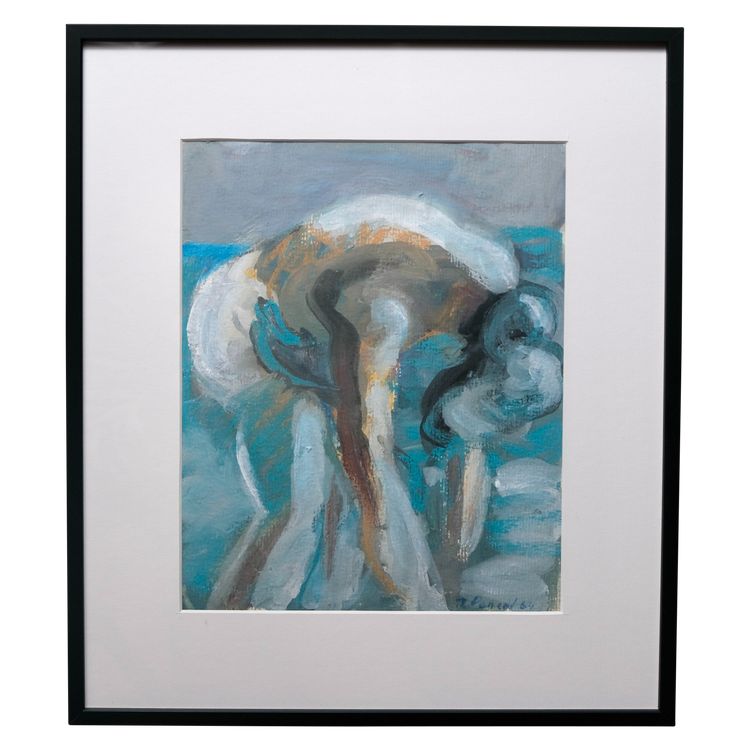 BAIGNEUSE BLEU 1964