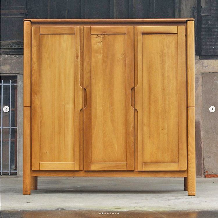 Originale Armoire En Orme , Dans Le Style Regain ,,ou Chapo , Circa 1970