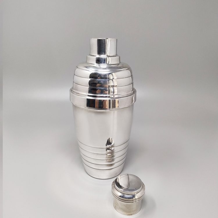 1930er Jahre Erstaunlicher Art Deco Cocktail Shaker von Embe. Hergestellt in Italien