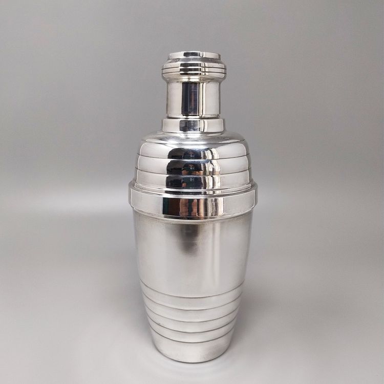 1930er Jahre Erstaunlicher Art Deco Cocktail Shaker von Embe. Hergestellt in Italien