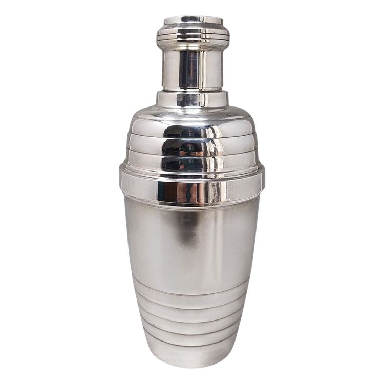1930er Jahre Erstaunlicher Art Deco Cocktail Shaker von Embe. Hergestellt in Italien