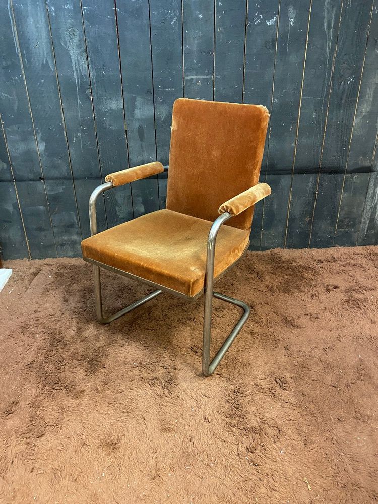 Curieux Fauteuil Art Deco Moderniste Circa 1930