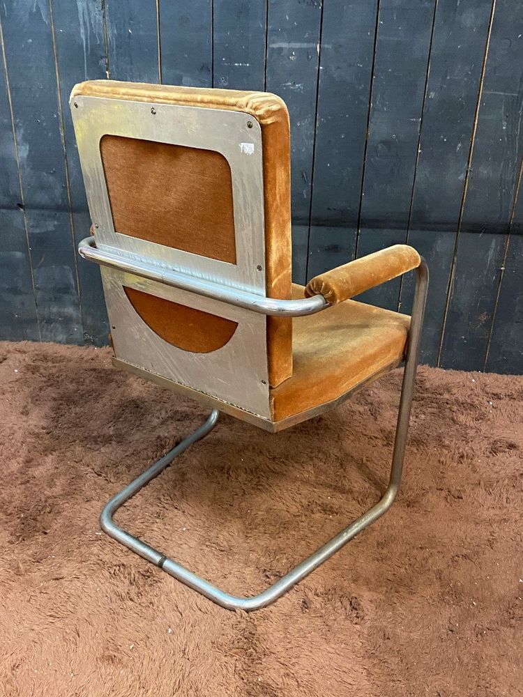 Curieux Fauteuil Art Deco Moderniste Circa 1930