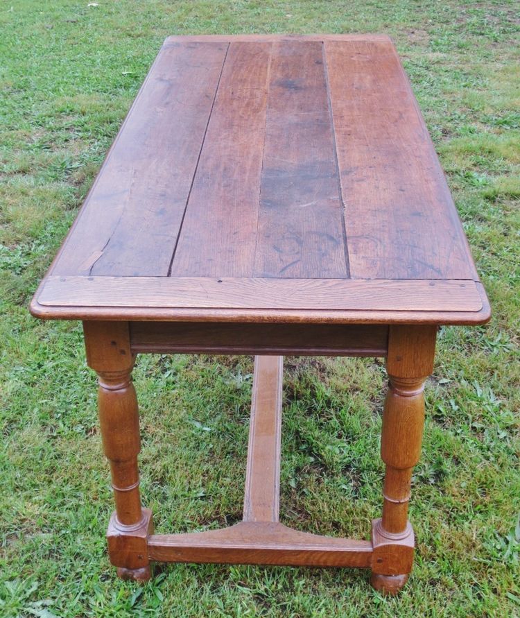 Table de ferme, Lorraine XVIIIe siècle.