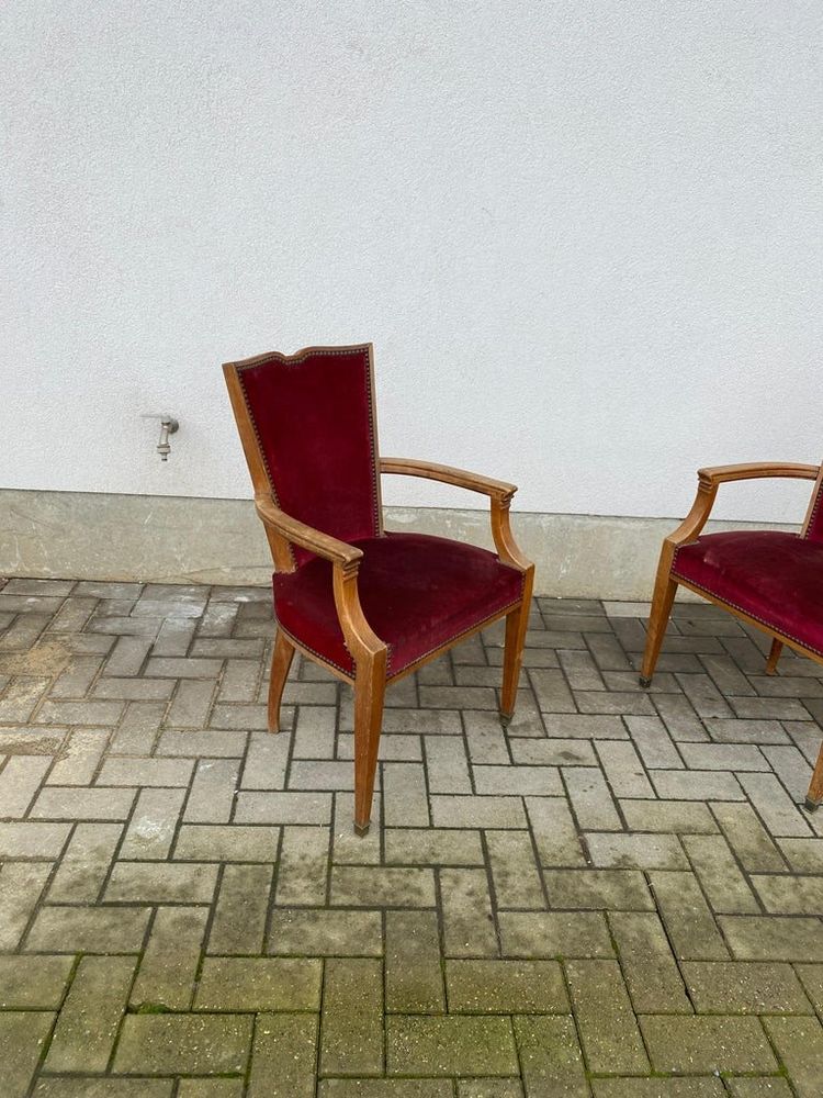 Paire De Fauteuils Art Deco , Circa 1940/1950