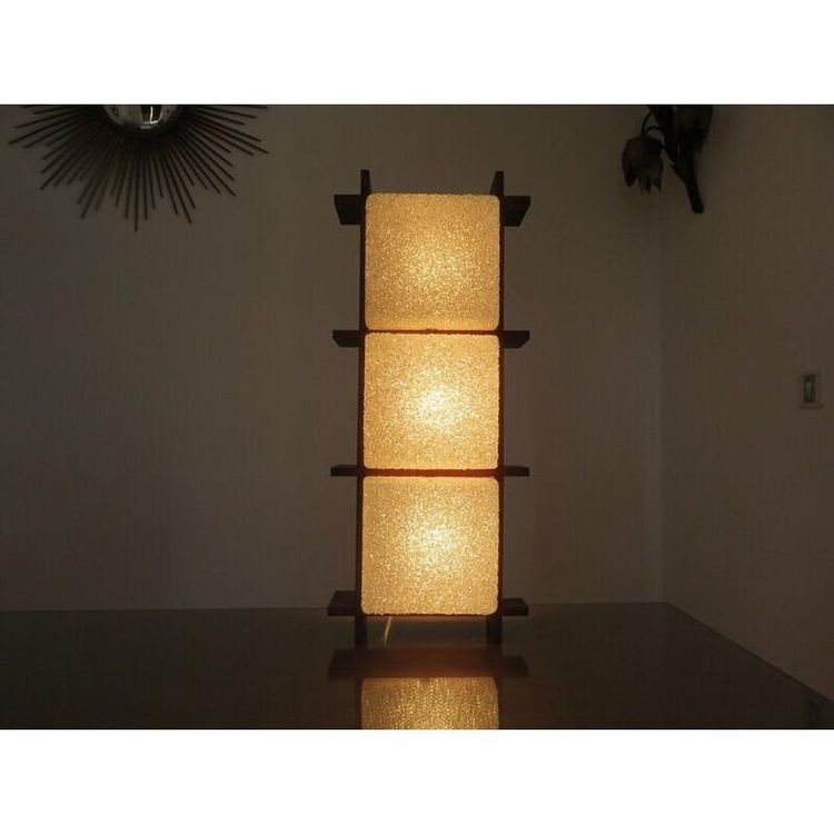 Applique in teak e Perpex, opera francese, 1950 circa