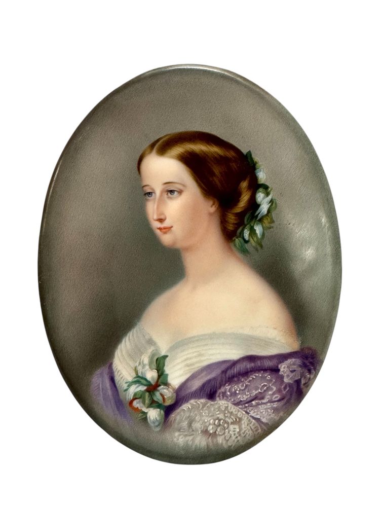KPM - After Winterhalter portrait Emperatrice Eugenie