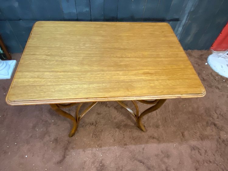 Jugendstil Tisch Aus Obstbaumholz Circa 1900