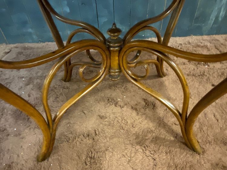 Jugendstil Tisch Aus Obstbaumholz Circa 1900
