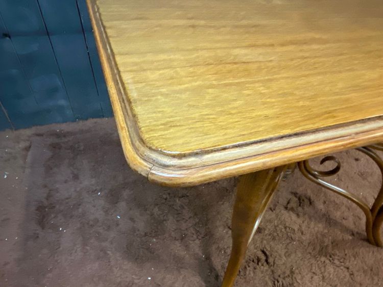 Jugendstil Tisch Aus Obstbaumholz Circa 1900