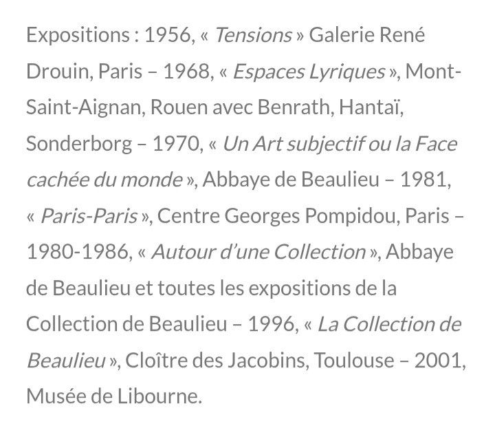 CLAUDE GEORGES 1929/1988