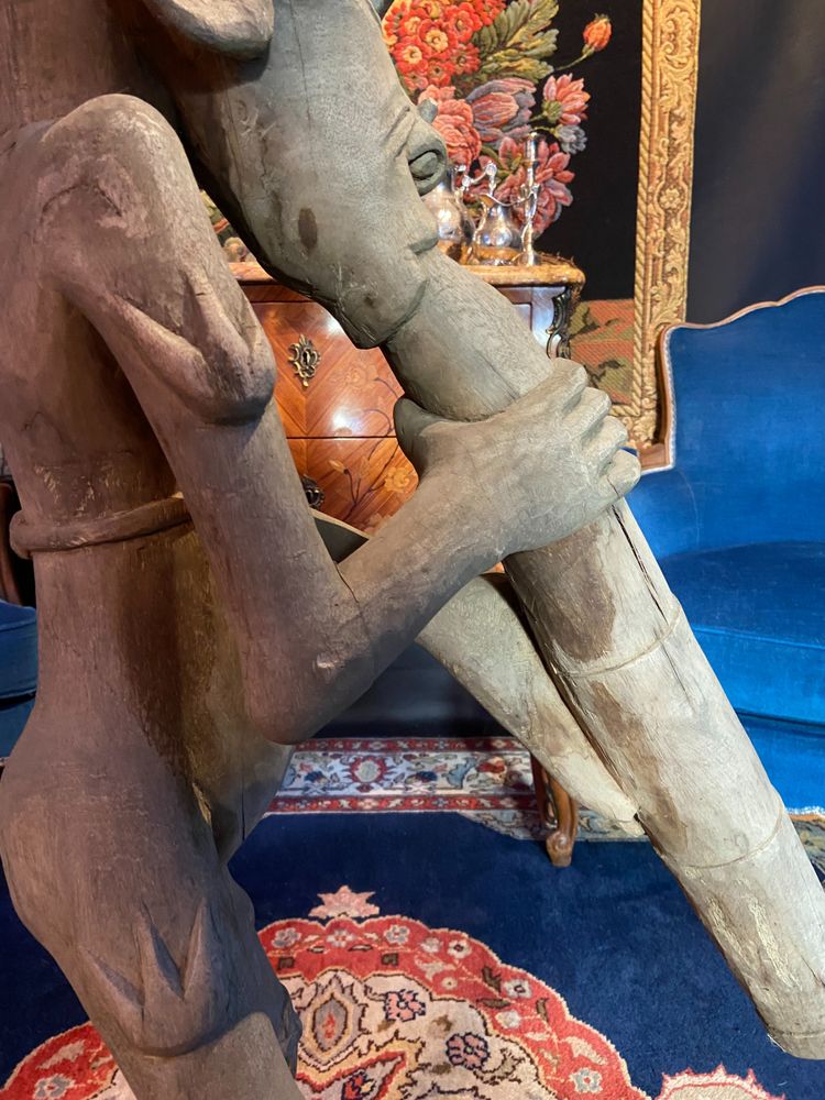 Skulptur Iatmul Sepik Papua-Neuguinea Schamane zeremonielle Trompete