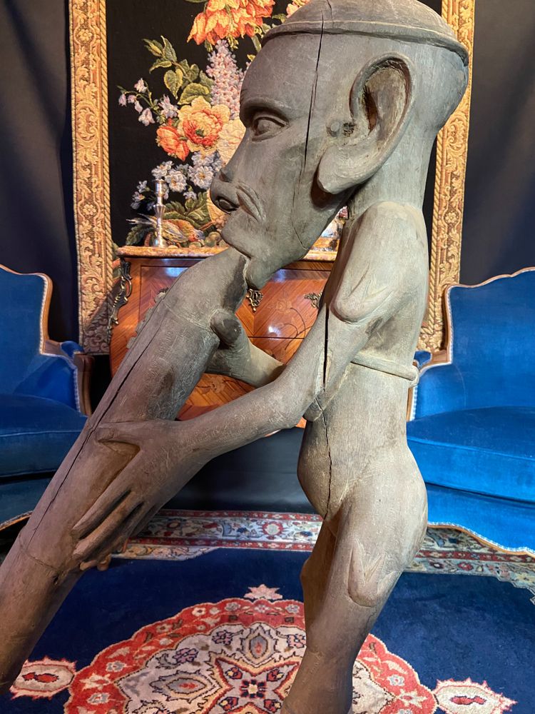 Skulptur Iatmul Sepik Papua-Neuguinea Schamane zeremonielle Trompete