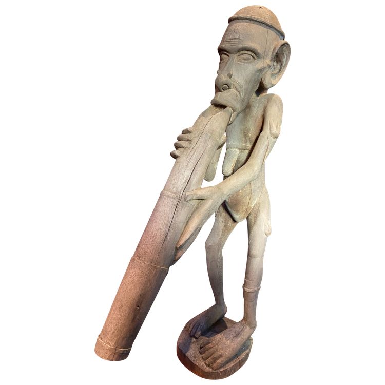 Skulptur Iatmul Sepik Papua-Neuguinea Schamane zeremonielle Trompete
