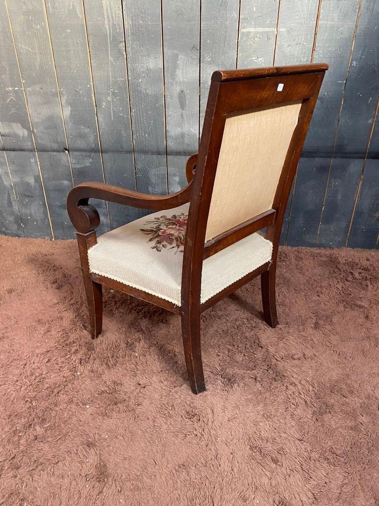 Fauteuil Acajou époque Empire, Tres Bon état