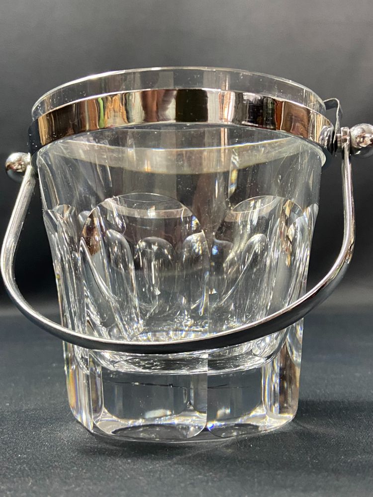 Seau à glaçons en cristal signé BACCARAT modèle Harcourt Talleyrand