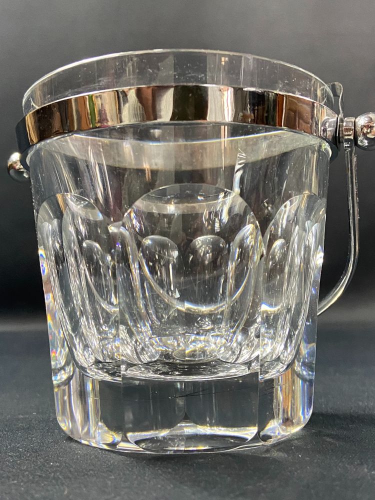 Seau à glaçons en cristal signé BACCARAT modèle Harcourt Talleyrand