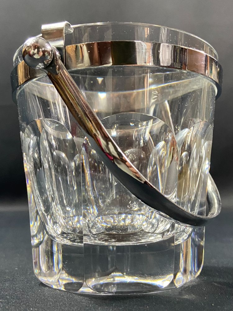 Seau à glaçons en cristal signé BACCARAT modèle Harcourt Talleyrand