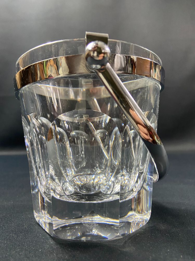 Seau à glaçons en cristal signé BACCARAT modèle Harcourt Talleyrand