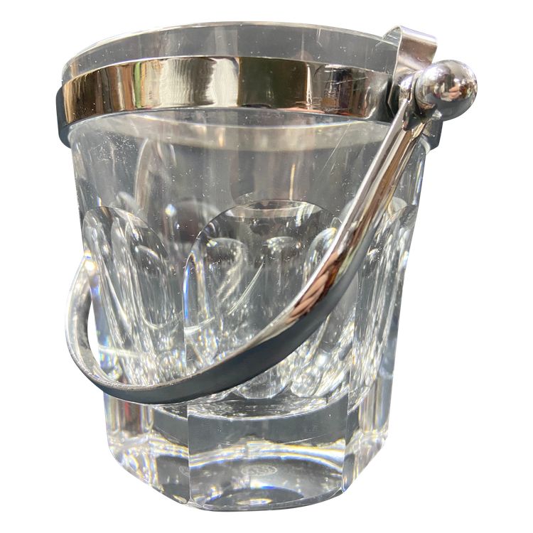 Seau à glaçons en cristal signé BACCARAT modèle Harcourt Talleyrand