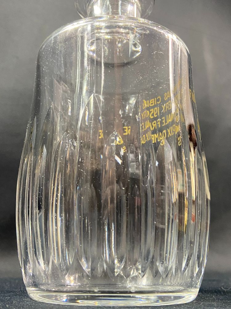 Trophäe Autorennen Karaffe Baccarat Cassino Gymkhana Cibié Monthléry 1959