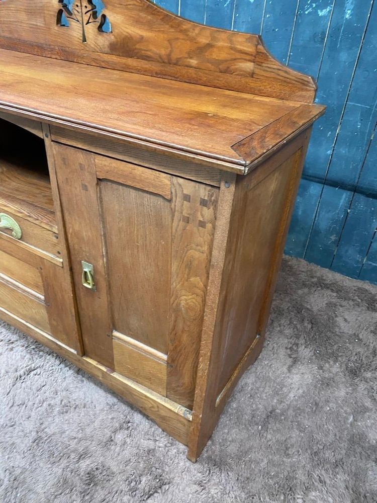Léon Jallot (1874–1967) Sideboard aus Eiche im Jugendstil