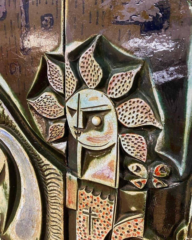 Boleslaw Danikowski, Rare Ceramic Panel Circa 1950/1960