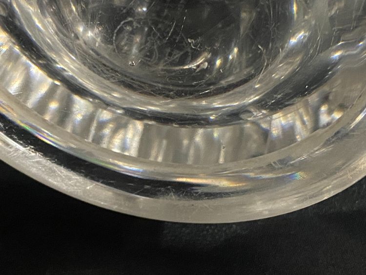 Large crystal perfume bottle signed Baccarat, Malmaison model