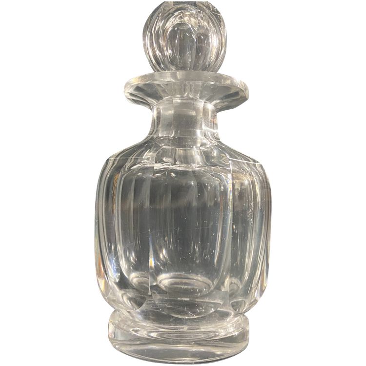 Large crystal perfume bottle signed Baccarat, Malmaison model