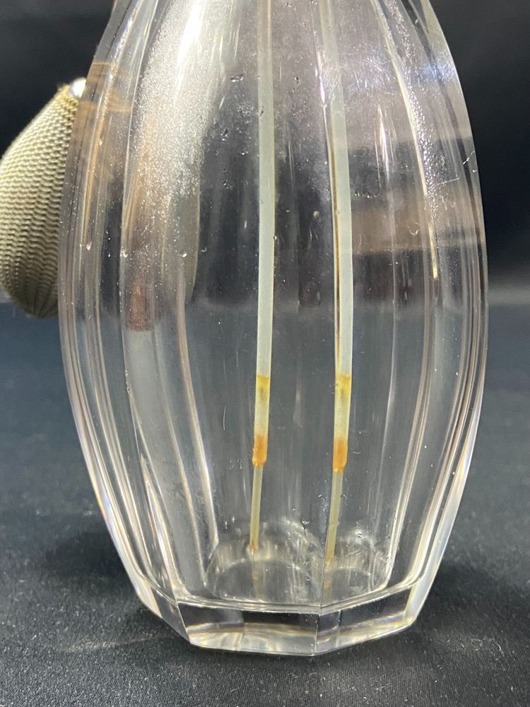 Large Baccarat crystal perfume spray bottle 1920-1930