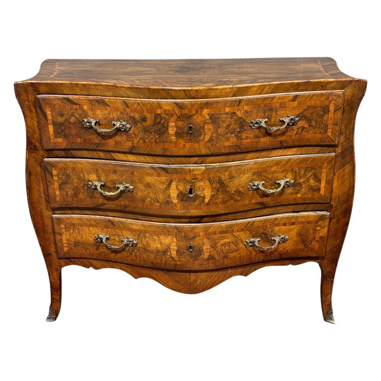 Importante commode marquetée Louis XV