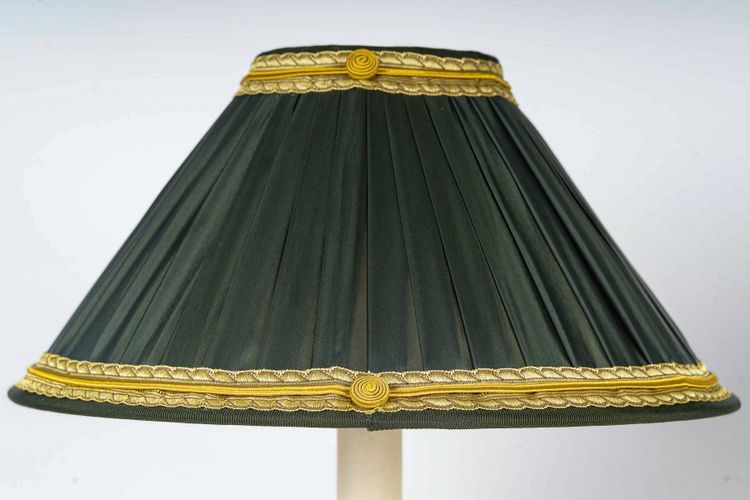 Pair of Candlesticks with Marvelous Attributed to Claude Galle Circa 1810, Mounted as Lamps