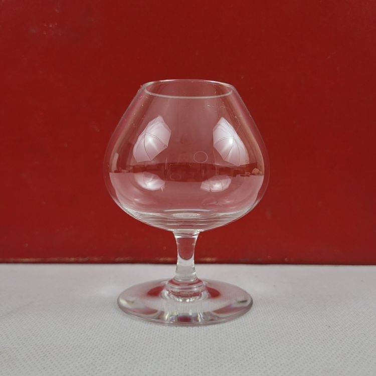 Set of 6 Baccarat crystal cognac glasses