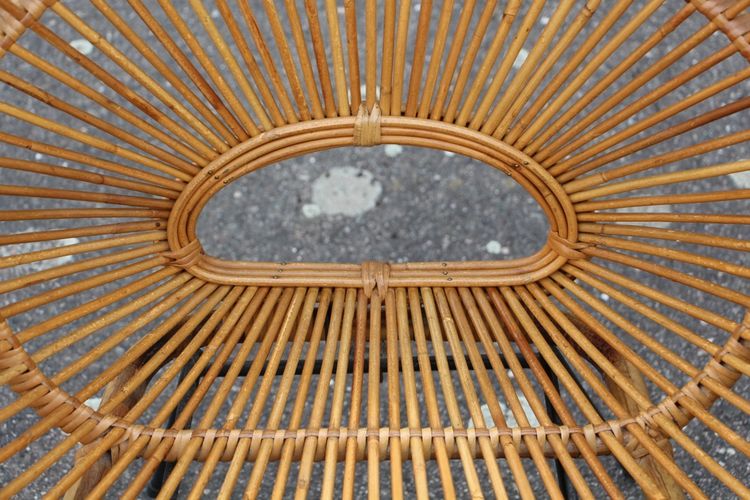 Salon Rattan Attributed To Janine Abraham Modèle Soleil