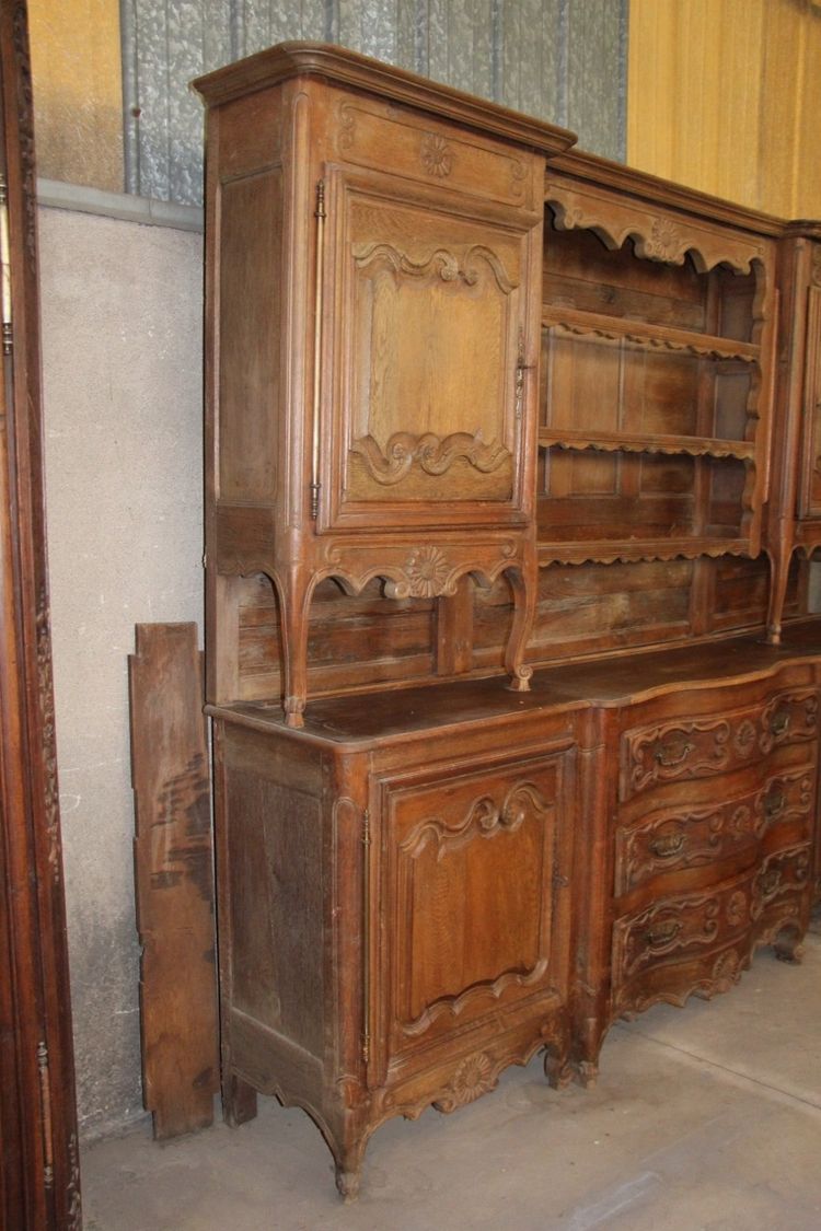 Buffet Deux Corps Lorrain Et Vaisselier