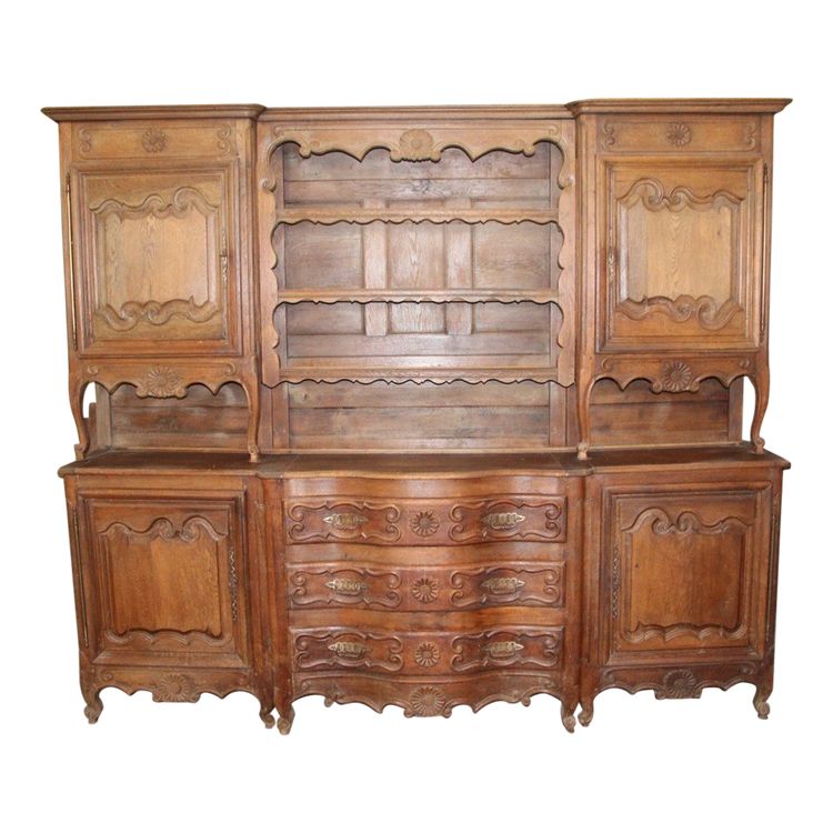 Buffet Deux Corps Lorrain Et Vaisselier