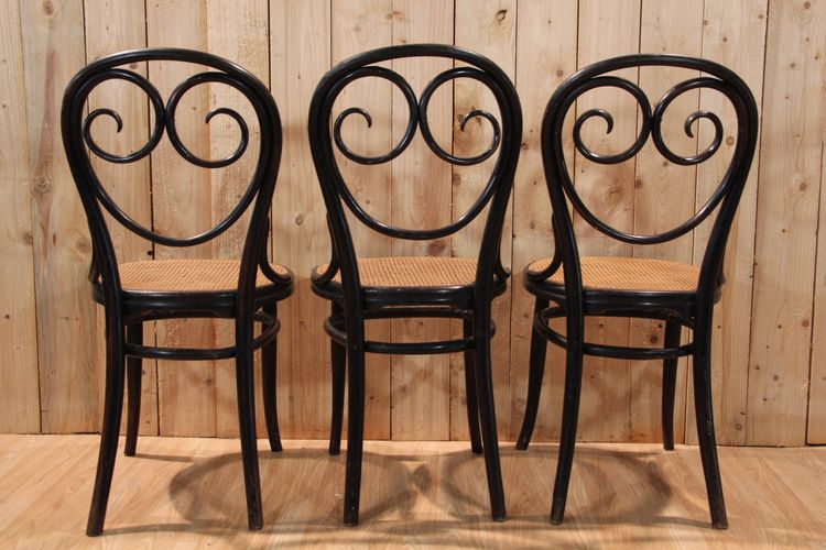 Set Of 6 Thonet Chairs N°2 Napoléon III