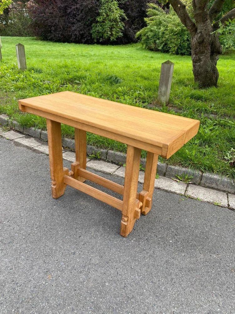 Guillerme Et Chambron , Rare Table Console Edition Votre Maison Circa 1970