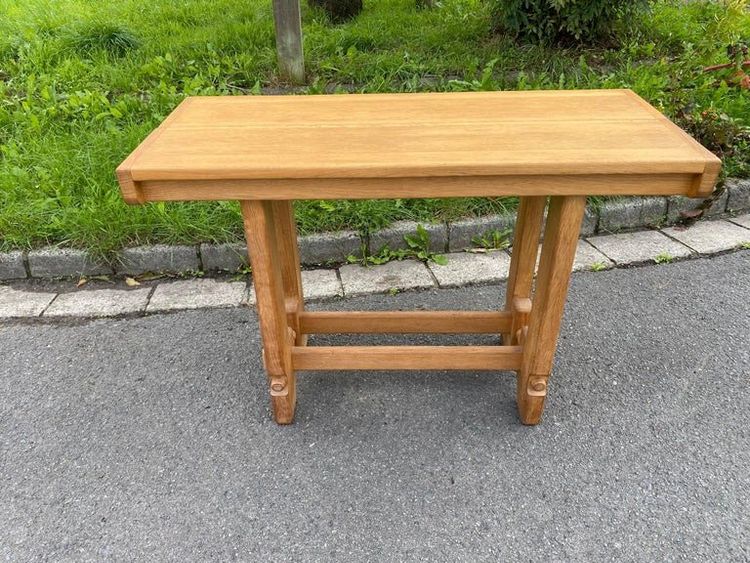 Guillerme Et Chambron , Rare Table Console Edition Votre Maison Circa 1970