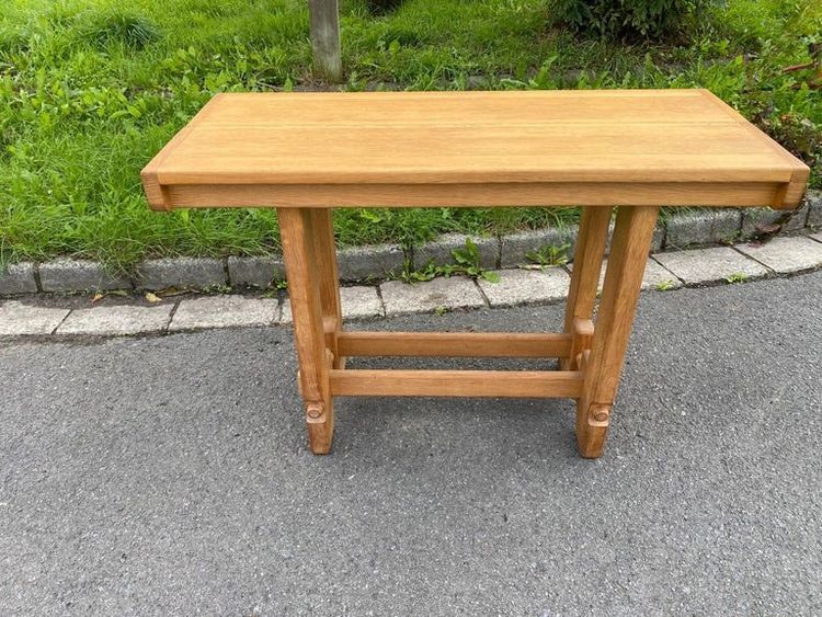 Guillerme Et Chambron , Rare Table Console Edition Votre Maison Circa 1970