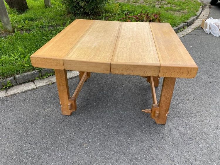 Guillerme Et Chambron , Rare Table Console Edition Votre Maison Circa 1970