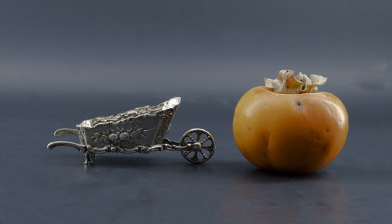 Brouette En Argent, XIXe Siècle