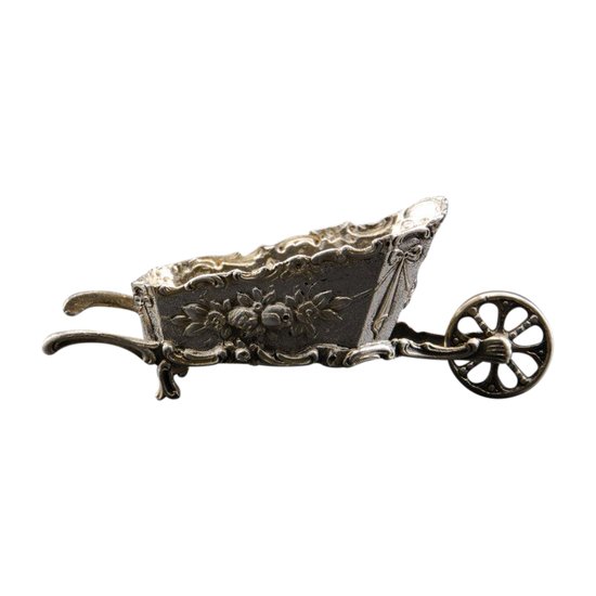 Brouette En Argent, XIXe Siècle
