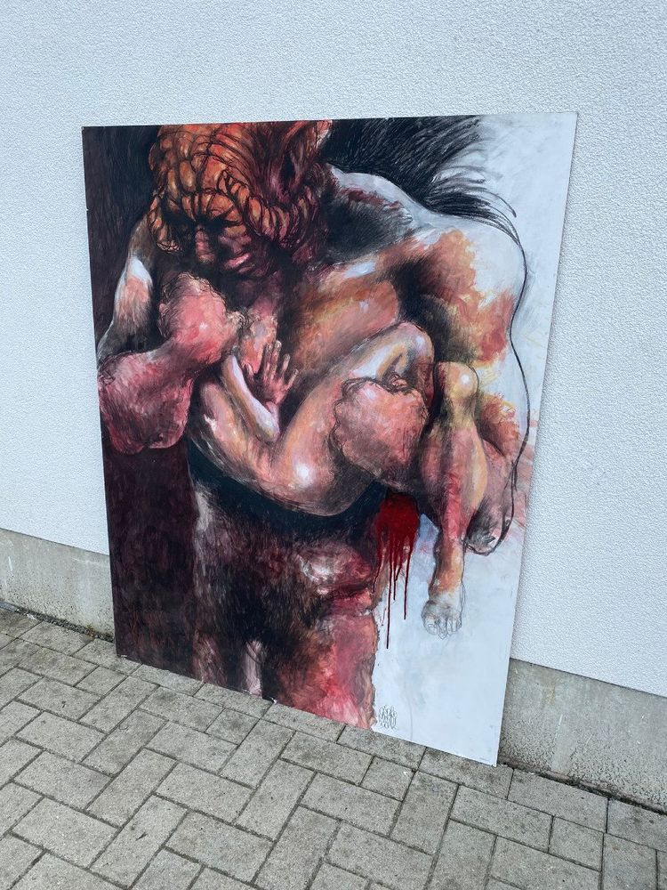 Cecile Minot, Öl auf Leinwand, signiert, datiert