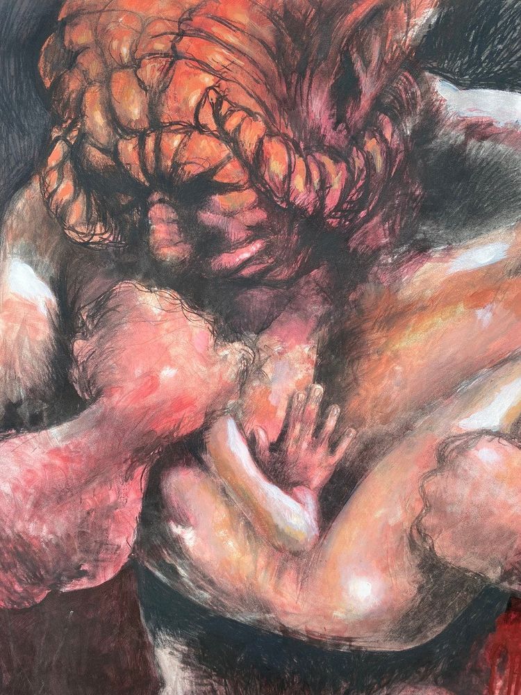 Cecile Minot, Öl auf Leinwand, signiert, datiert