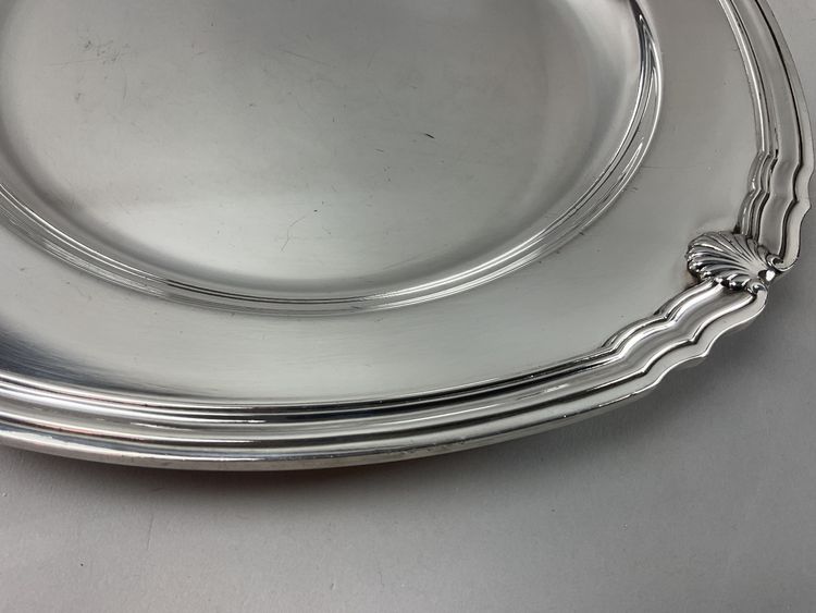 Metal dish, silver plated, Vendôme model, from